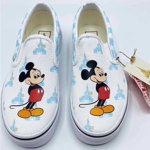 Vans Disney Walt Disney World 50th Slip On Shoes - Mickey Mouse size W8.5 M7